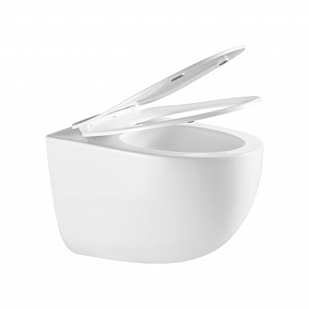 Подвесной унитаз безободковый Terminus Енисей Monolit 560х390 белый Ярославль - фото 7