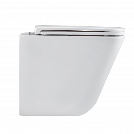 Подвесной унитаз безободковый Terminus Ватикан Monolit 490х340 белый Ярославль - фото 4
