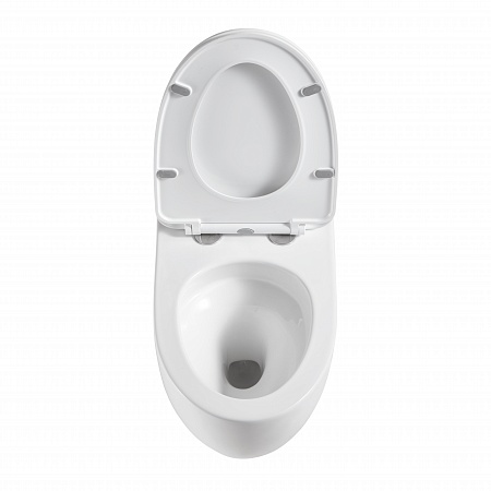 Подвесной унитаз безободковый Terminus Енисей Monolit 560х390 белый Ярославль - фото 3